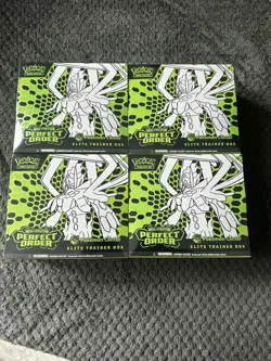 Pokemon TCG Perfect Order 4x Pokemon Center Elite Trainer Box ETB New & Sealed - Image 2