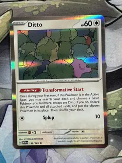 Ditto 132/165 - SV: Scarlet & Violet 151 Holo - Pokemon TCG 2023 - Image 1