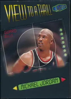 1997-98 FLEER ULTRA MICHAEL JORDAN VIEW TO A THRILL INSERT CARD #1 - Image 1