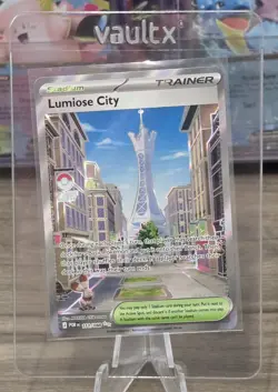 Lumiose City 111/088 Full Art Trainer Pokemon Perfect Order NM Clean Grade Ready - Image 2