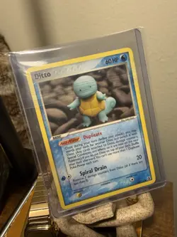 Pokemon TCG Ditto Squirtle EX Delta Species Card 64/113 Light Play Condition - Image 5