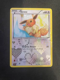 Eevee RC14/RC25 Legendary Treasures Radiant Collection Pokemon TCG - LP+ - Image 1