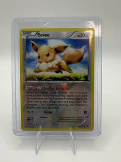 Eevee 80/111 Reverse Holo – XY Furious Fists 2014 – Near Mint Pokemon Card - Image 1