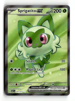 Sprigatito ex ME: Ascended Heroes Holofoil 251/217 LPvintage pokemon card - Image 1