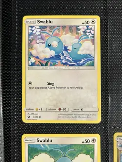 Swablu 56/70, 57/70 & Altaria Holo 40/70 LP Pokemon Card Lot Dragon Majesty - Image 2