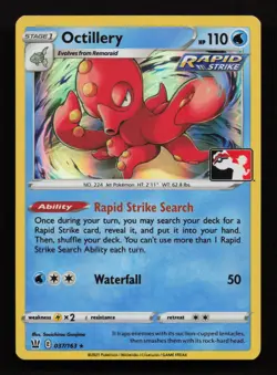 Octillery 037/163 Rare Prize Pack Series Cards NM 2022 - Image 1