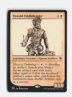 Oswald Fiddlebender (Showcase) 304 Adventures in the Forgotten Realms MTG NM - Image 1