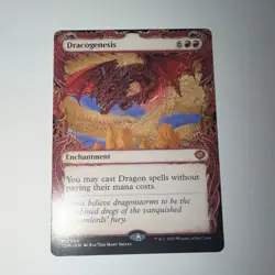Wizards of the Coast Dracogenesis Tarkir Dragonstorm Enchantment Regular MTG - Image 1