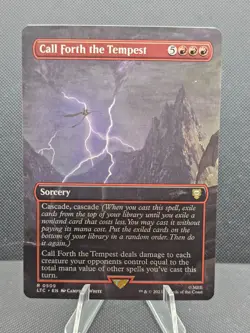 Call Forth the Tempest (Borderless) Commander: the Lord of the Rings: Tales... - Image 1