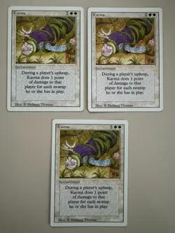 Karma 3er Set - MTG - REVISED (3rd) - ENGLISCH - ©1994 NM/M - Image 1