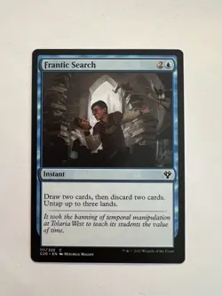 Frantic Search - MTG Commander 2020 - NM - Image 1