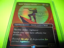 Sami, Wildcat Captain (Borderless) Edge of Eternities Foil - Image 1