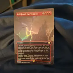 MTG Call forth the tempest Lord of the rings FOIL - Image 1