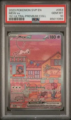 PSA 10 Pokemon SVP 151 UPC Black Star Promo Mew EX #053 GEM MINT - Image 1