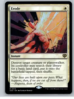 MTG - Secrets of Strixhaven #15 Erode - Rare - Image 1