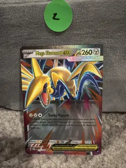 Mega Skarmory ex Ultra Rare Full Art 106/088 Pokemon Perfect Order Card - Image 3