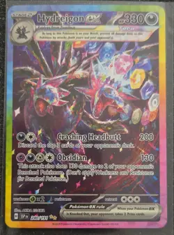 Pokemon 2024 Hydreigon ex 240/191 Illustration Rare Holo 330 HP - Image 1