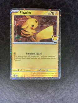 Pikachu (Pokemon Day 2026) Common Miscellaneous Cards & Products 051/162 NM - Image 1