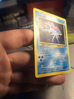 🔥 Suicune Heavily Played Rare 27/64 Neo Revelation WOTC Vintage Pokemon TCG 🔥 - Image 2