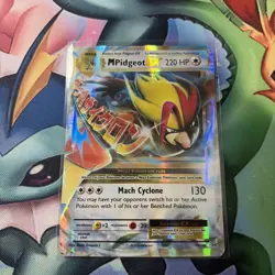 2016 POKEMON XY EVOLUTIONS M PIDGEOT EX 65/108 ULTRA RARE - Image 1