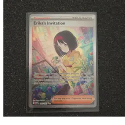 Pokemon 2023 Erika's Invitation 203/165 Scarlet & Violet 151 Rare Holo English - Image 1