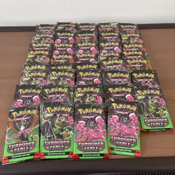 Pokemon Shrouded fable Bulk - 39 open packs read description - Image 1