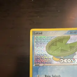 Pokemon Lotad 50 HP Reverse Holo EX Deoxys Common Nintendo 63/107 2005 TCG - Image 2