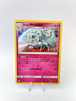 (NM) Alolan Ninetales Holo #111/181, Pokemon Team-Up 2019 - Image 1