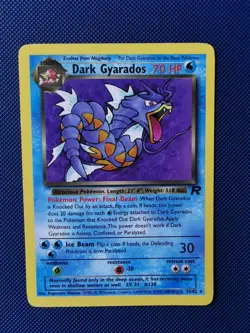 Pokemon TCG Dark Gyarados Team Rocket 25/82 Unlimited Rare Non Holo - Image 1