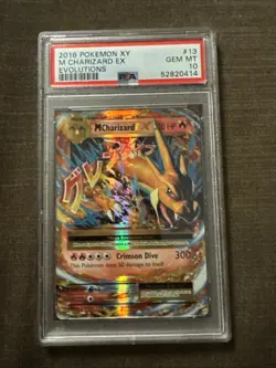 2016 Pokemon XY Evolutions M Charizard EX 13/108 PSA 10 GEM MINT Ultra Rare Holo - Image 1