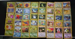 Vintage Pokemon WOTC Joblot/Bundle 40 Cards - MP-LP Condition Lot 3 - Image 1