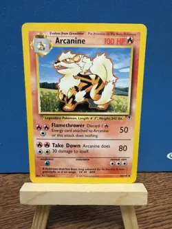 Pokemon TCG Arcanine 36/110 Legendary Collection Vintage Non-Holo Card - Image 1