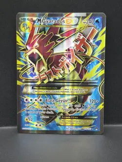 Pokemon XY Breakpoint M Gyarados EX Full Art Holo Ultra Rare Card 115/122 - Image 1