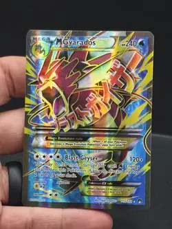 Pokemon XY Breakpoint M Gyarados EX Full Art Holo Ultra Rare Card 115/122 - Image 2