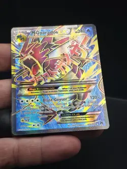 Pokemon XY Breakpoint M Gyarados EX Full Art Holo Ultra Rare Card 115/122 - Image 5