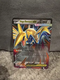 Mega Skarmory ex Ultra Rare Full Art 106/088 Pokemon Perfect Order Card - Image 2