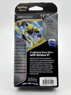 Pokemon Trading Card Game V Battle Deck Zeraora - Image 2