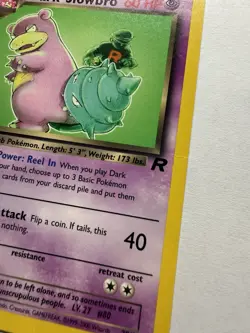 Pokemon TCG Dark Slowbro #29/82 Team Rocket Non Holo Vintage 1999-2000 - Image 2