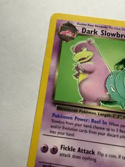 Pokemon TCG Dark Slowbro #29/82 Team Rocket Non Holo Vintage 1999-2000 - Image 3