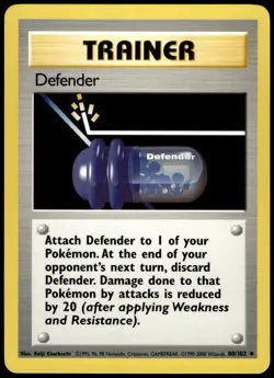 Defender 80/102 Base Set Unlimited Uncommon NM Pokemon 1999 - Image 1