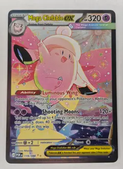 Pokemon MEGA CLEFABLE EX 119/088 - Perfect Order - SPECIAL ILLUSTRATION RARE NM - Image 1