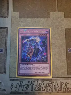 YUGIOH TRISTAN KNIGHT OF THE UNDERWORLD PGL2-EN009 GOLD SECRET 1ST ED NM - Image 1