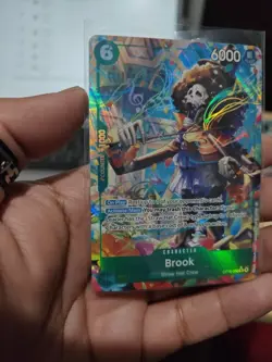 One Piece CCG - Brook Alt Art OP15-032 SR* Adventure On Kamis Island English - Image 2