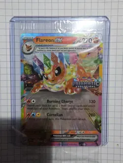 Flareon EX 014/131 Stamped Prismatic Evolutions Surprise Box Sealed Promo - Image 2