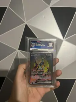 Iron Crown ex Temporal Forces 206/162 SIR Ace Grade 10 *Freshly Graded* - Image 1