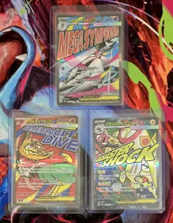 Pokemon Mega Dream ex Mega Attack Rare Bundle x3 Japanese MA Cards NM Near Mint - Image 1