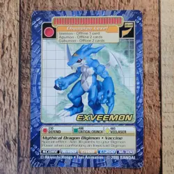 ExVeemon BO-118 Digimon 2000 Bandai Digi Battle Trading Card Series 3 Champion - Image 2