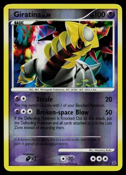 Pokemon Card - Giratina Platinum 27/127 Rare Reverse Holo - Image 1