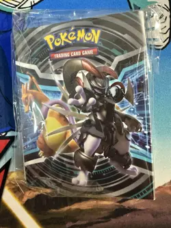 Sealed Armored Mewtwo Binder Shining Legends Pokemon Card Mini Portfolio - Image 1