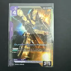 Gundam Card Game - Gundam Gusion Rebake GD02-055 LR English Holofoil - Image 1